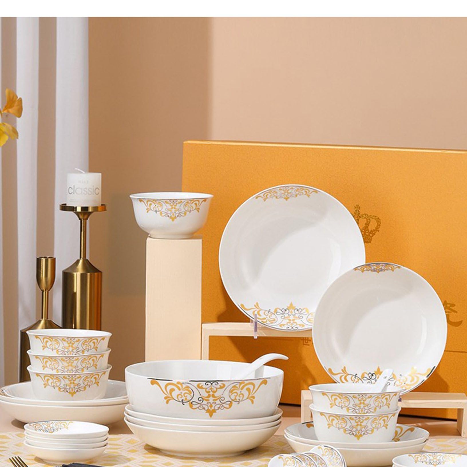 Amazon.co.jp: 食器セット 碗皿セット 白磁器 白い磁器 電子レンジ 食